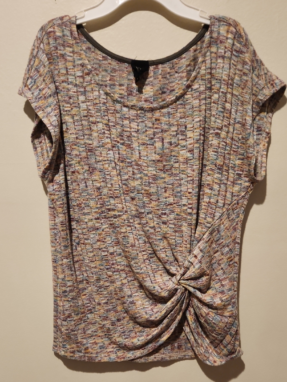 ❤ ANTHROPOLOGIE W5 SOFT KNIT TWIST TOP, LARGE - Picture 2 of 9